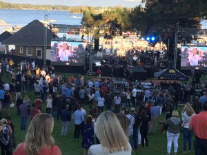 Group of people gathering on a concert